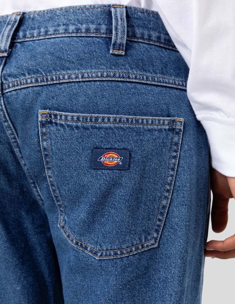 DICKIES houston denim pant classico blu
